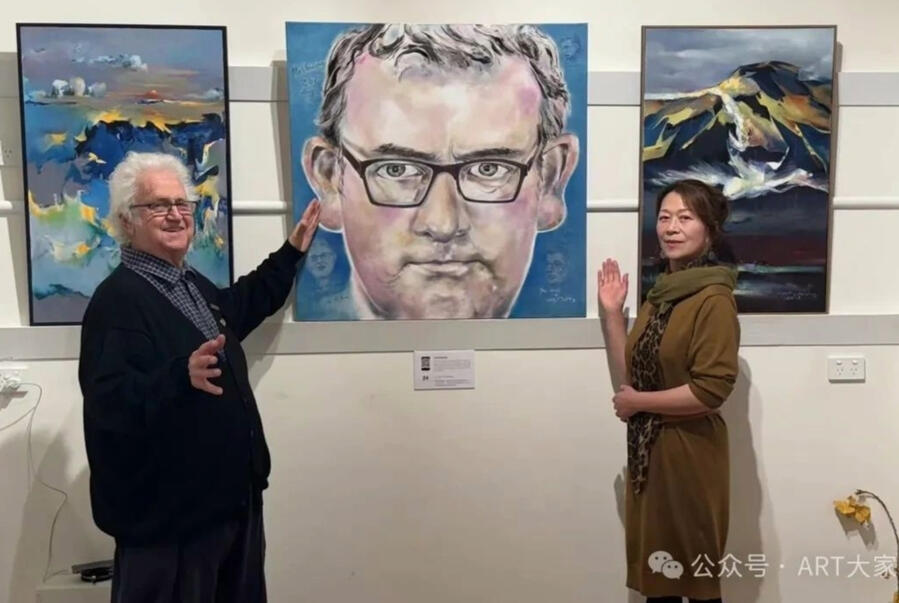 画家王培接受澳大利亚资深媒体人、OAM勋章获得者Rom专访