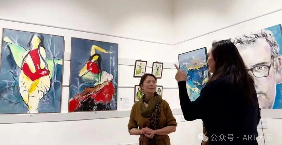 画家王培与旅澳古箏演奏家张澄宇对话